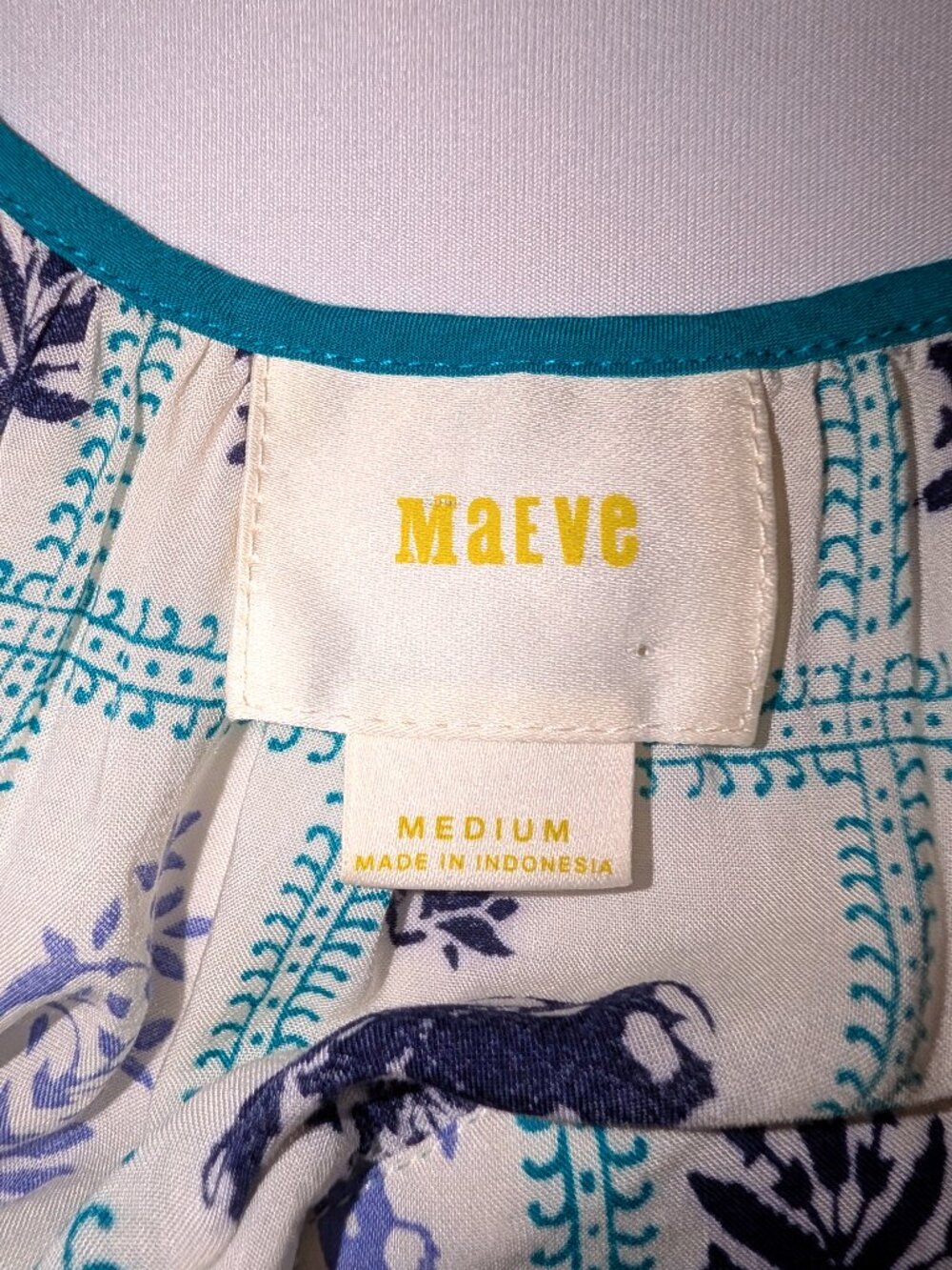 Maeve | Anthropologie Mazie Tank Top Elephants & Dragonflies | Size Medium - Picture 3 of 11